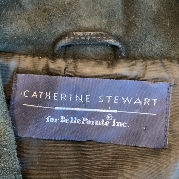 Women’s Vintage Black Bomber-Style Lined Jacket - Picture 3 of 6